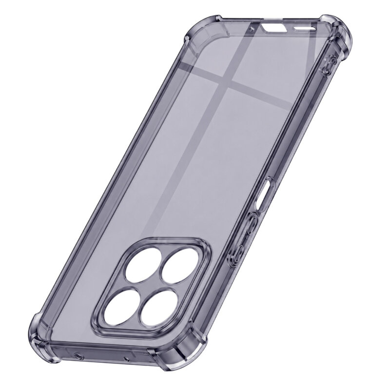 Husa Honor 400 Smart 5G Techsuit Shockproof Clear Silicone, fumuriu