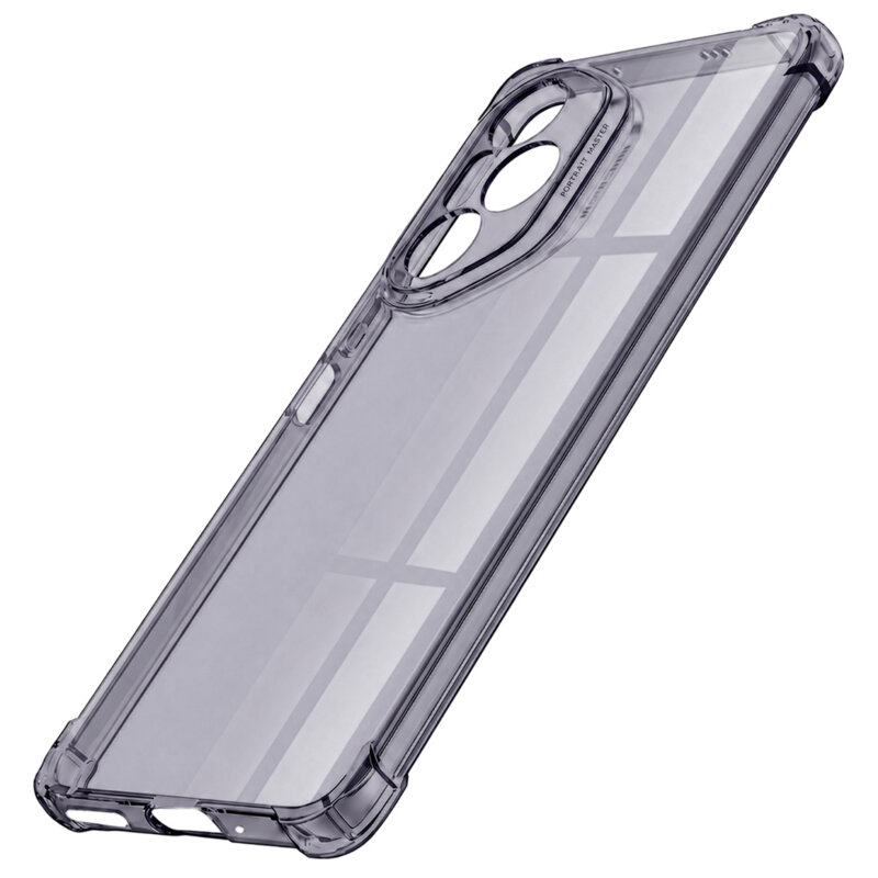 Husa Honor 400 Pro Techsuit Shockproof Clear Silicone, fumuriu