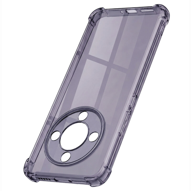 Husa Honor Magic8 Lite Techsuit Shockproof Clear Silicone, fumuriu