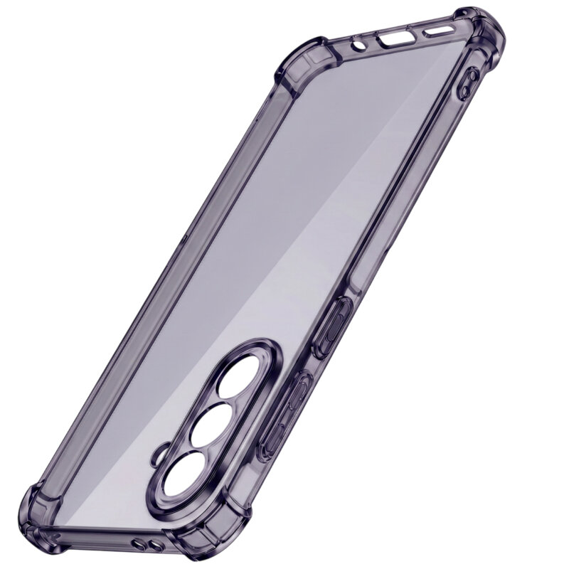Husa Samsung Galaxy A56 5G Techsuit Shockproof Clear Silicone, fumuriu