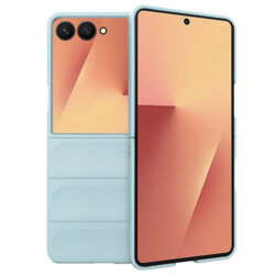 Husa Samsung Galaxy Z Flip7 Techsuit Magic Shield, bleu