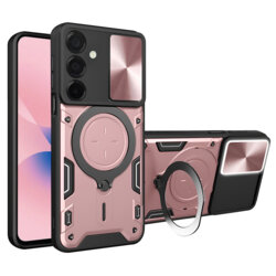 Husa Samsung Galaxy A27 5G Techsuit CamGuard Pro, roz auriu