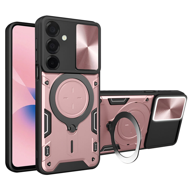 Husa Samsung Galaxy A27 5G Techsuit CamGuard Pro, roz auriu