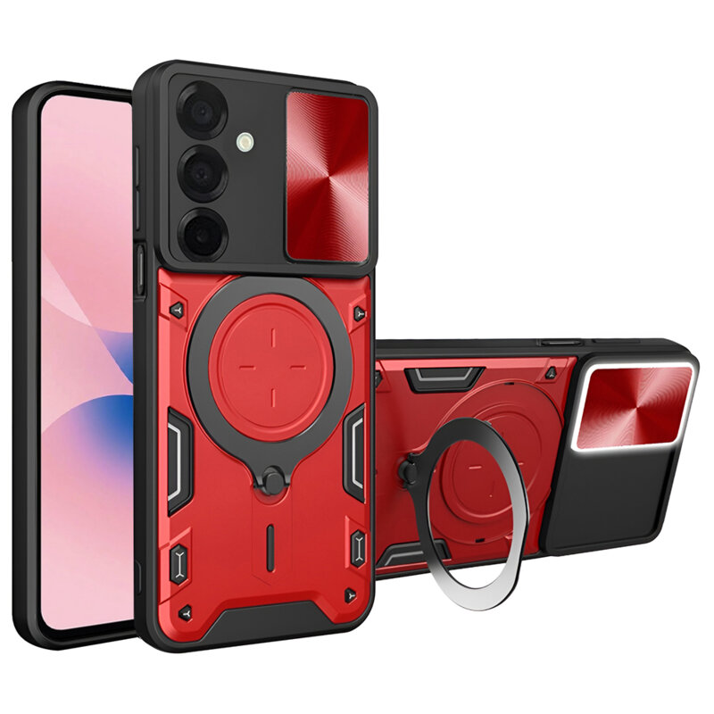 Husa Samsung Galaxy A27 5G Techsuit CamGuard Pro, rosu