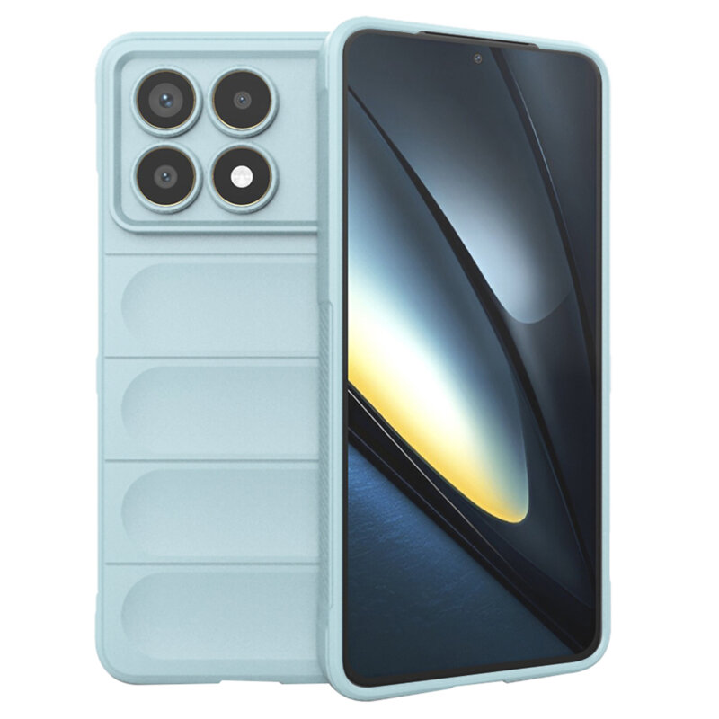 Husa Xiaomi Poco F6 Pro Techsuit Magic Shield, bleu