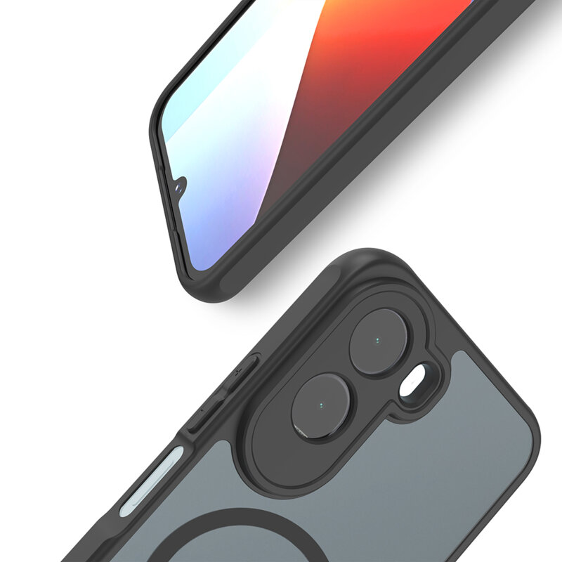 Husa Xiaomi Redmi A7 Pro 4G Techsuit HaloFrost II MagSafe, negru