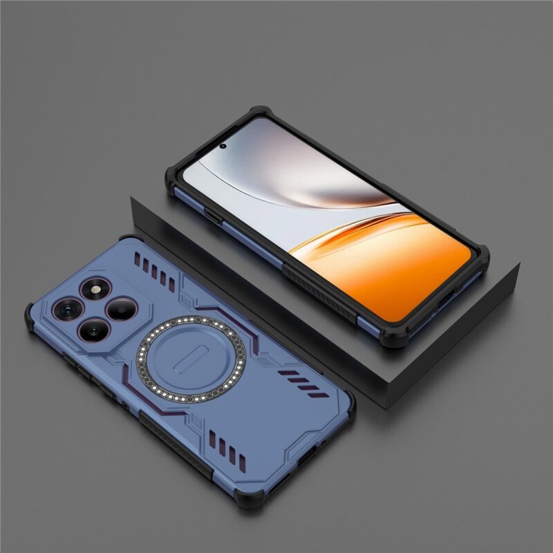 Husa Honor 600 Pro Techsuit ArmorMag Case, albastru