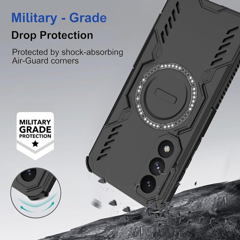 Husa Samsung Galaxy A27 5G Techsuit ArmorMag Case, albastru