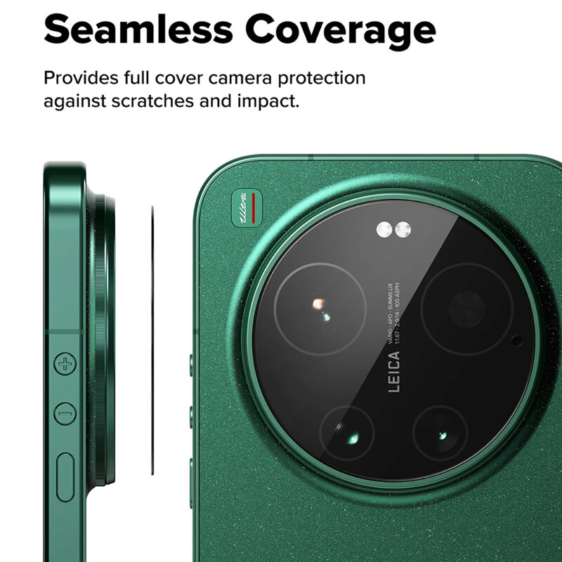 [Pachet 2x] Folie sticla camera Xiaomi 17 Ultra Ringke Camera Protector, transparenta