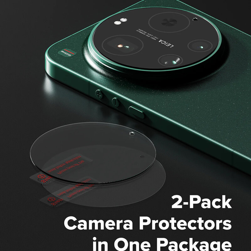 [Pachet 2x] Folie sticla camera Xiaomi 17 Ultra Ringke Camera Protector, transparenta