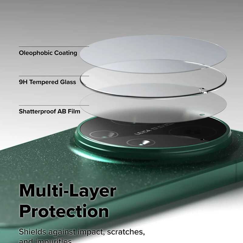 [Pachet 2x] Folie sticla camera Xiaomi 17 Ultra Ringke Camera Protector, transparenta
