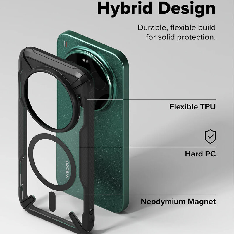 Husa Xiaomi 17 Ultra Ringke Fusion X MagSafe, negru