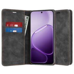 Husa piele Oppo A6x 4G Techsuit Confy Cover, negru