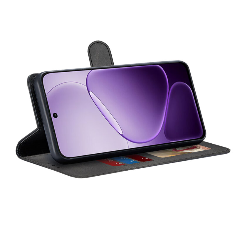 Husa 360 Oppo A6x 4G Techsuit Diary Book, negru