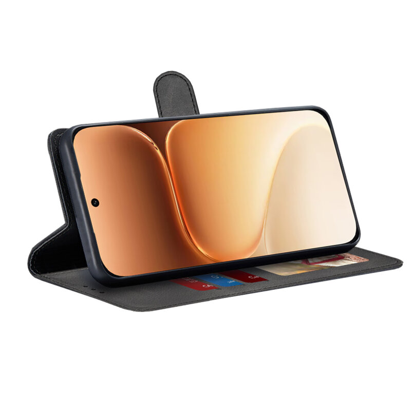 Husa 360 Honor 600 Pro Techsuit Diary Book, negru