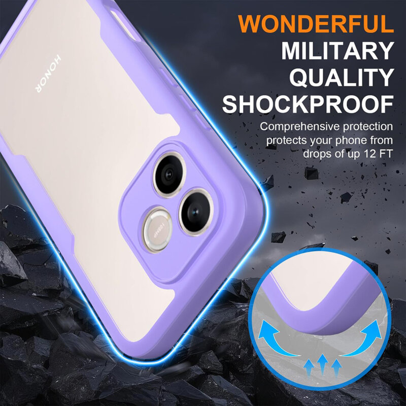 Husa 360° Honor 600 Lite Techsuit ColorVerse, mov