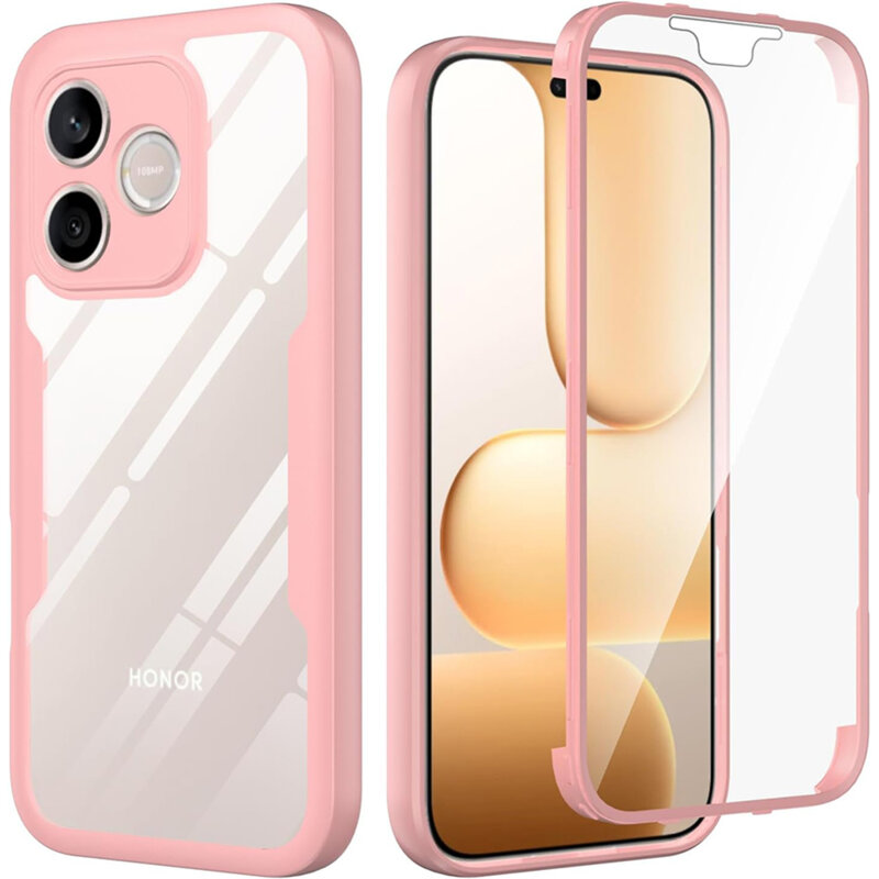 Husa 360° Honor 600 Lite Techsuit ColorVerse, roz