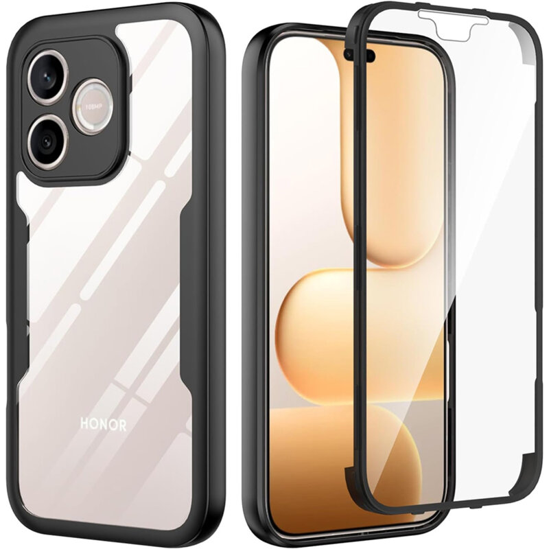 Husa 360° Honor 600 Lite Techsuit ColorVerse, negru
