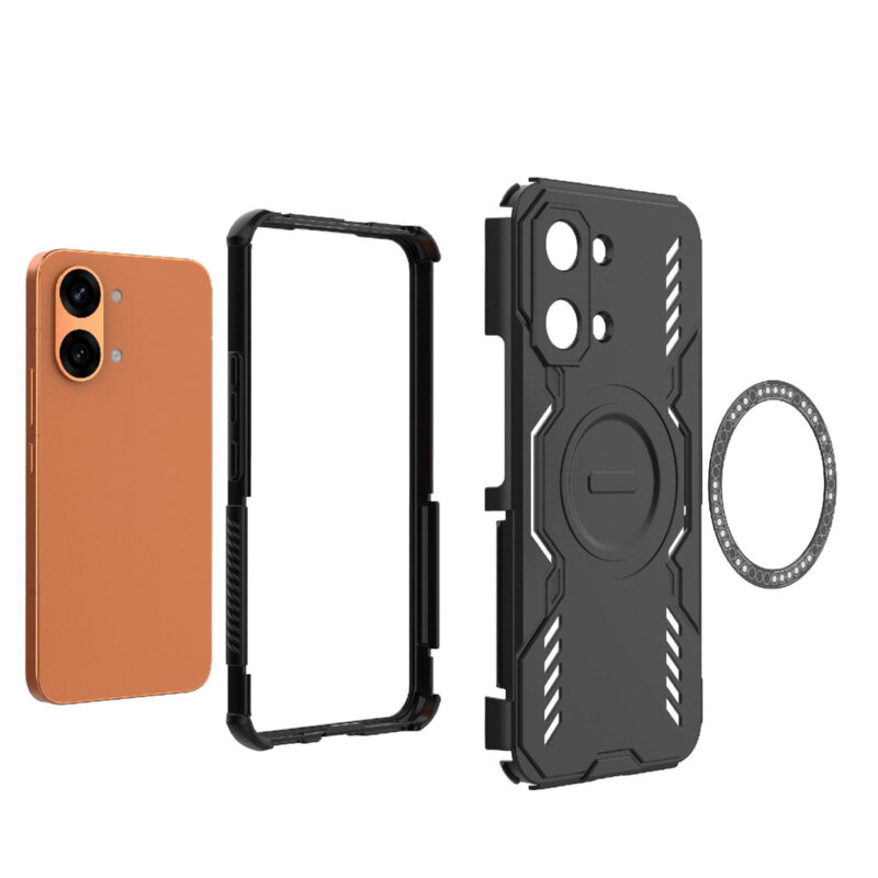 Husa Xiaomi Poco X8 Pro Max Techsuit ArmorMag Case, negru