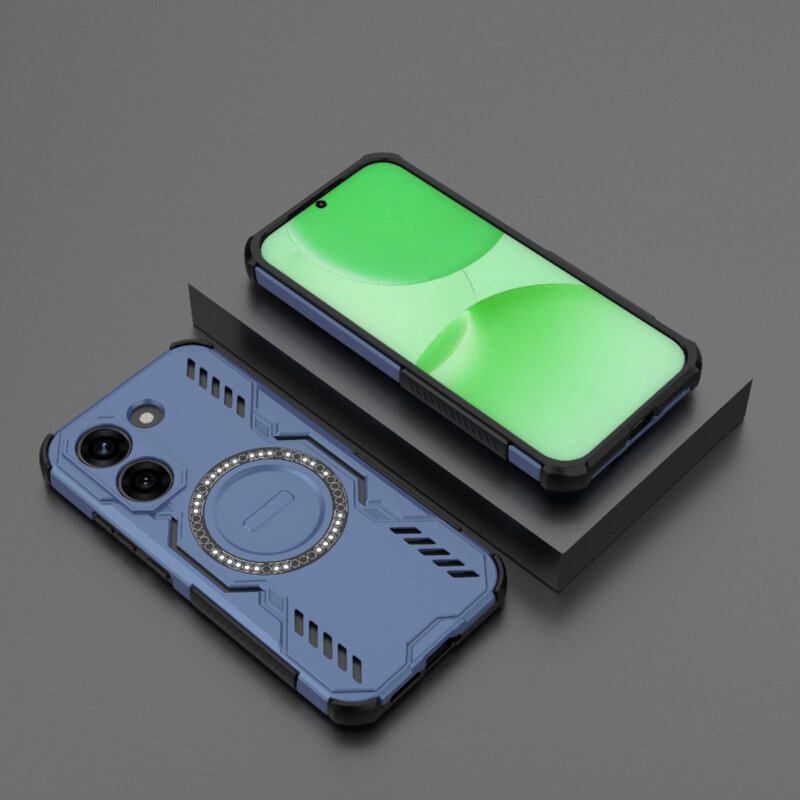Husa Xiaomi Poco X8 Pro Techsuit ArmorMag Case, albastru