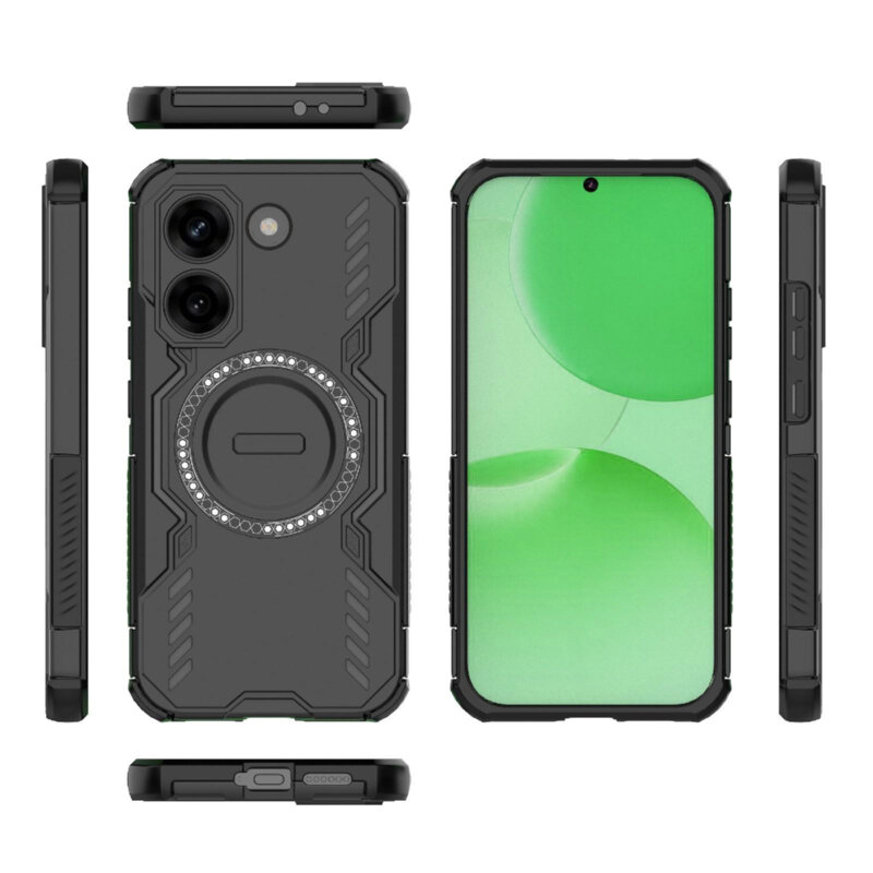 Husa Xiaomi Poco X8 Pro Techsuit ArmorMag Case, negru