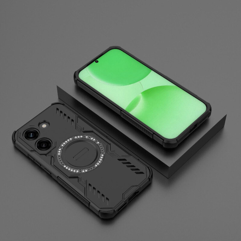 Husa Xiaomi Poco X8 Pro Techsuit ArmorMag Case, negru