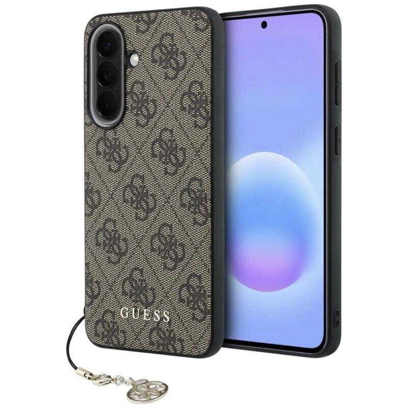 Husa originala Guess Samsung Galaxy A37 5G Hardcase 4G Classic Logo Charm, maro