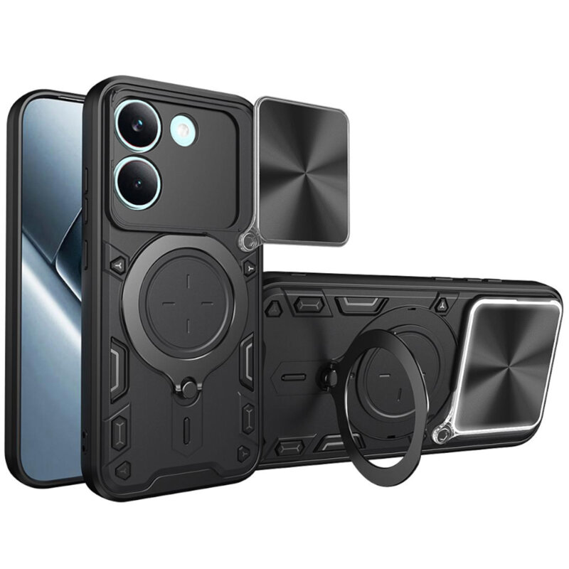 Husa Xiaomi Poco X8 Pro Techsuit CamGuard Pro, negru