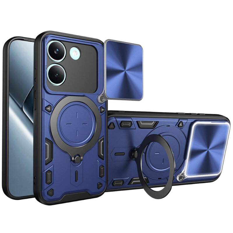 Husa Xiaomi Poco X8 Pro Techsuit CamGuard Pro, albastru