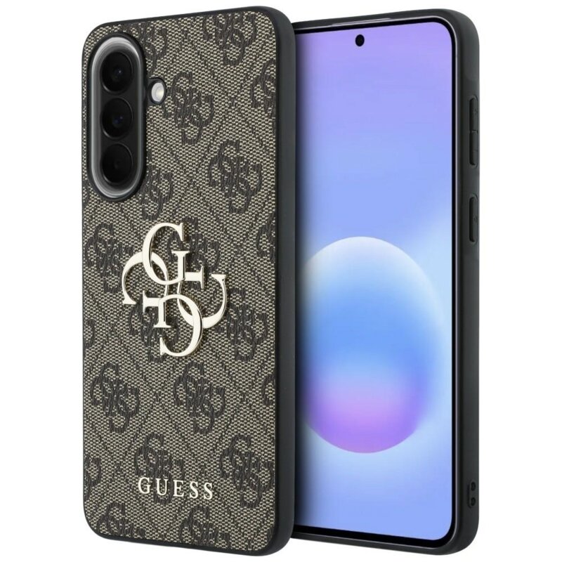 Husa originala Guess Samsung Galaxy A37 5G Hardcase 4G Big Logo, maro