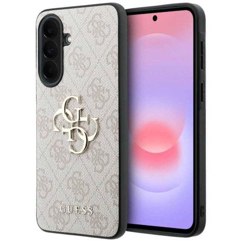 Husa originala Guess Samsung Galaxy A37 5G Hardcase 4G Big Logo, roz