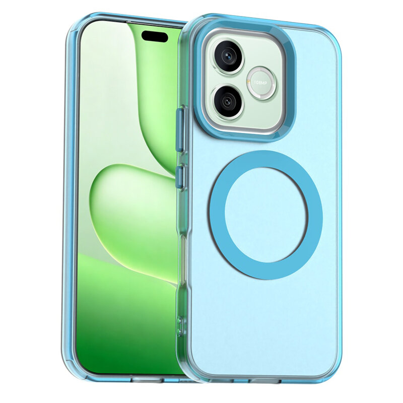 Husa Honor 600 Lite Techsuit CandyCase MagSafe, albastru
