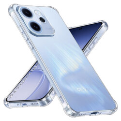 Husa Oppo Reno15 F Techsuit Shockproof Clear Silicone, transparenta