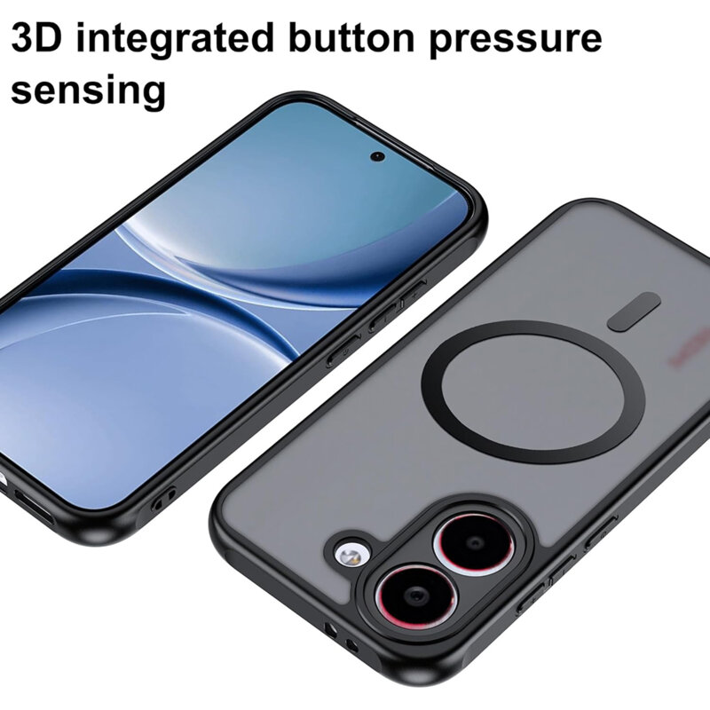 Husa Xiaomi Poco X8 Pro Techsuit PureFrost MagSafe, negru frost