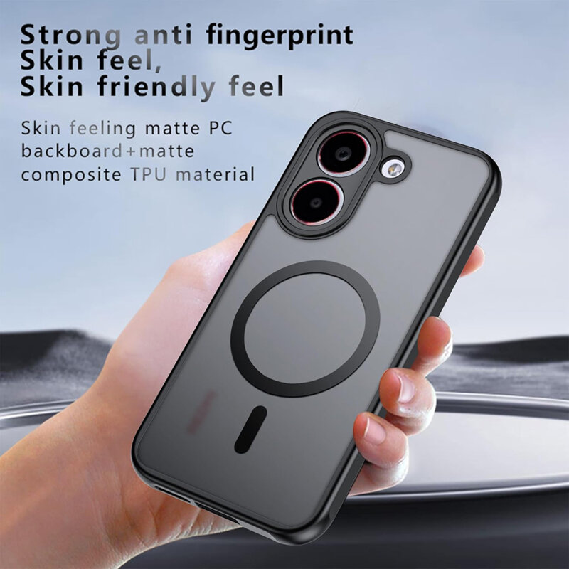 Husa Xiaomi Poco X8 Pro Techsuit PureFrost MagSafe, negru frost