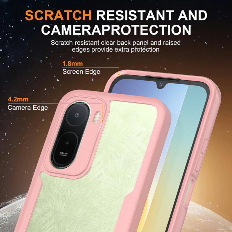 Husa 360° Xiaomi Redmi A7 Pro 4G Techsuit ColorVerse, roz