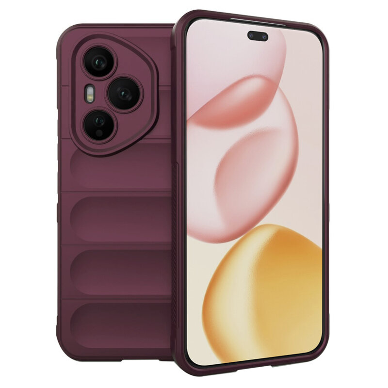 Husa Honor 400 Pro Techsuit Magic Shield, bordo