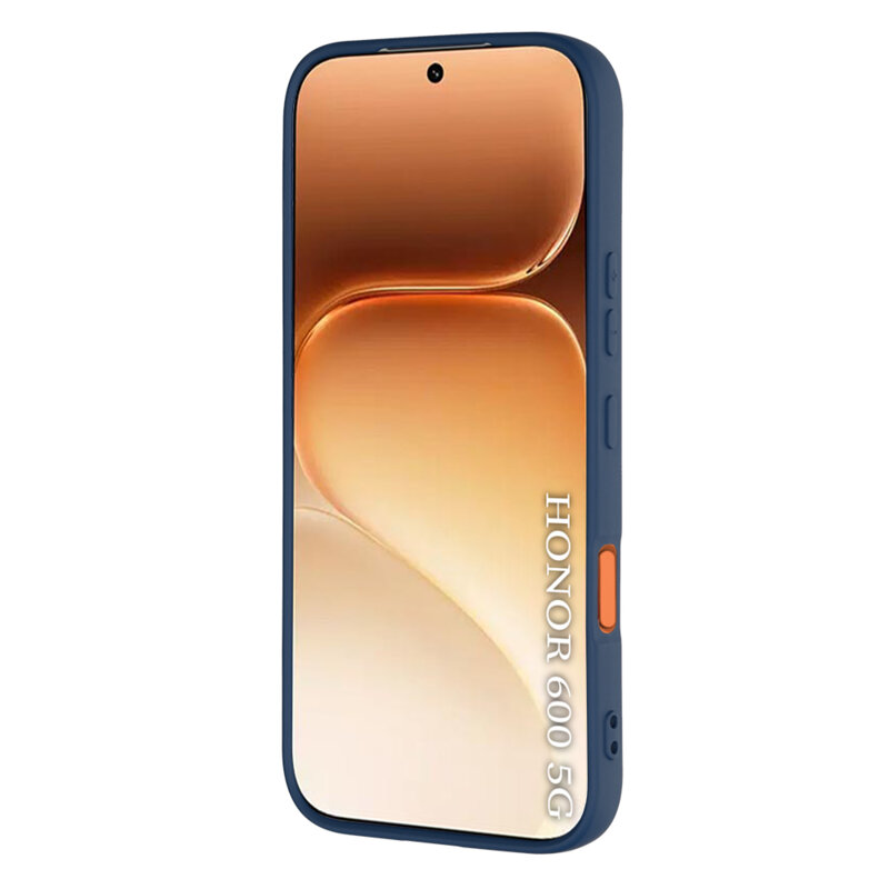 Husa silicon Honor 600 Techsuit SoftFlex, bleumarin