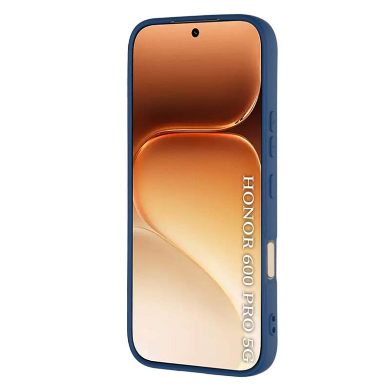 Husa silicon Honor 600 Pro Techsuit SoftFlex, bleumarin