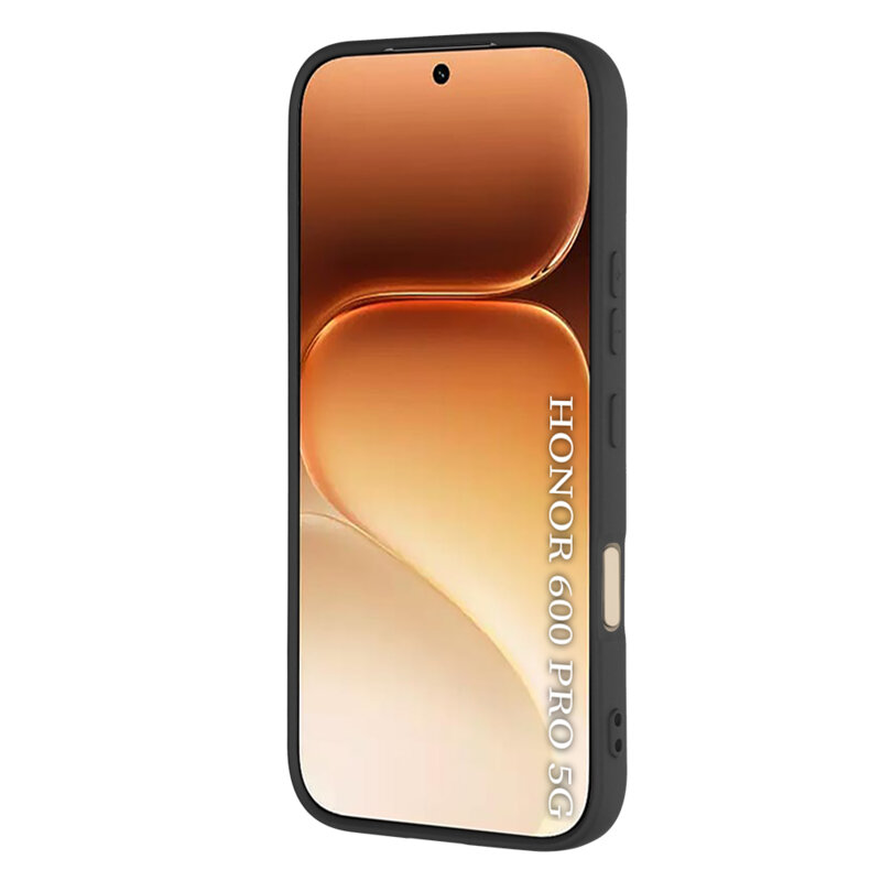 Husa silicon Honor 600 Pro Techsuit SoftFlex, negru