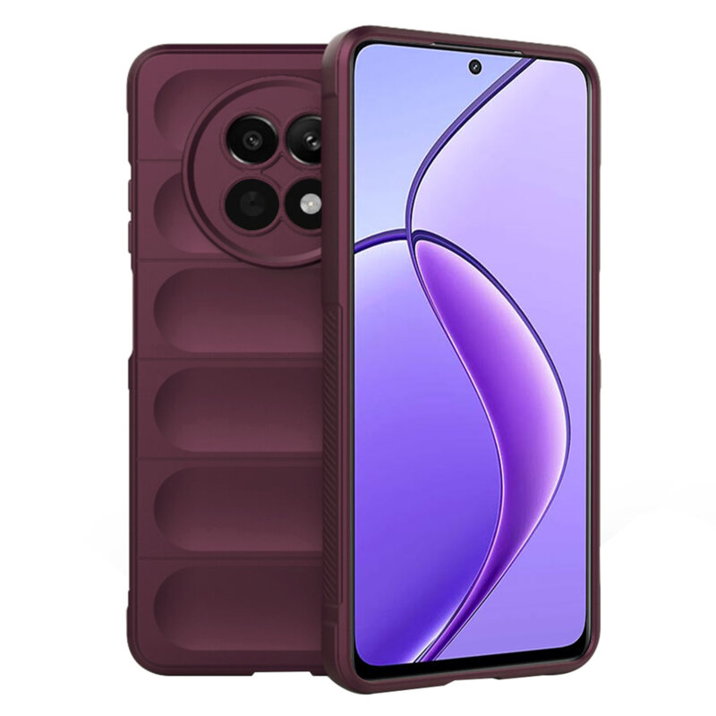Husa Realme 12 Techsuit Magic Shield, bordo