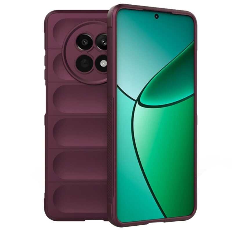 Husa Realme 12x Techsuit Magic Shield, bordo