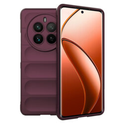 Husa Realme 12 Pro+ Techsuit Magic Shield, bordo
