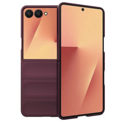 Husa Samsung Galaxy Z Flip7 Techsuit Magic Shield, bordo