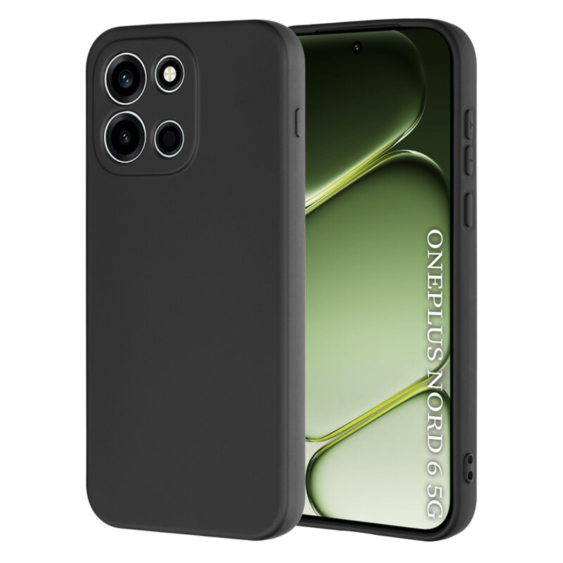 Husa silicon OnePlus Nord 6 Techsuit SoftFlex, negru