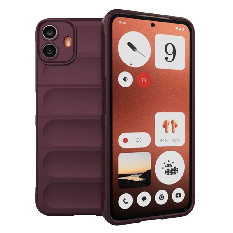 Husa Nothing CMF Phone 1 Techsuit Magic Shield, bordo