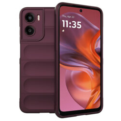 Husa Motorola Moto E15 Techsuit Magic Shield, bordo