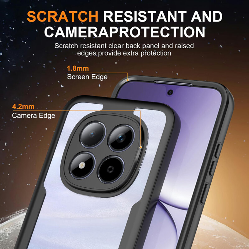 Husa 360° Xiaomi Poco X8 Pro Techsuit ColorVerse, negru