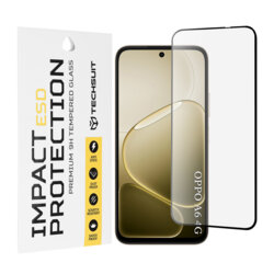 Folie sticla Oppo A6 4G Techsuit ESD Glass, negru