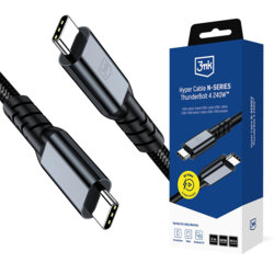 Cablu de incarcare Thunderbolt 4 3mk Hyper N, negru, 240W, 2m